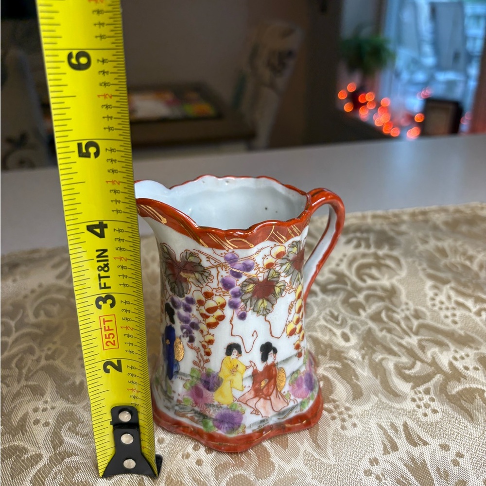 Antique Japanese Porcelain Creamer Pitcher - Picture 7 of 7
